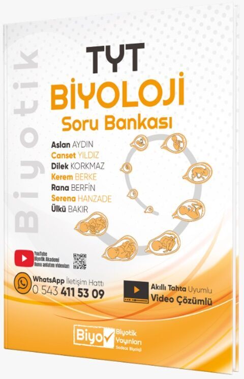 Biyotik Yayınları TYT Biyoloji Biyotik Soru Bankası