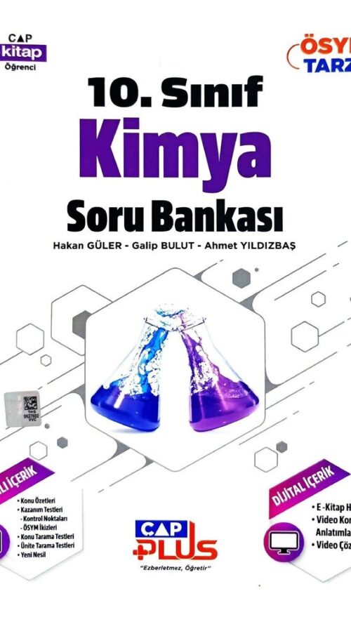 Çap Yayınları 10. Sınıf Kimya Plus Soru Bankası