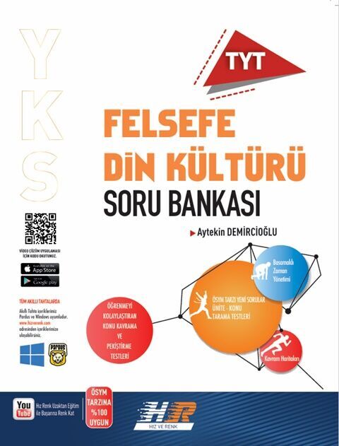 Hız ve Renk TYT Felsefe Din Kültürü Soru Bankası