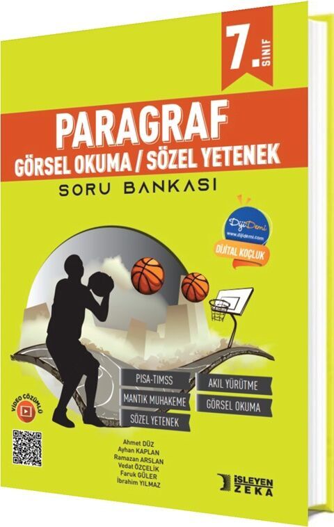 İşleyen Zeka 7. Sınıf Paragraf Görsel Okuma Sözel Yetenek Soru Bankası