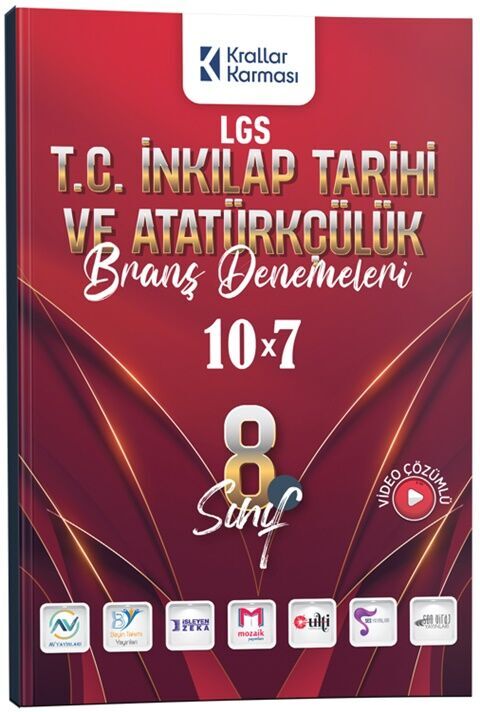 Krallar Karması 8. Sınıf LGS T.C. İnkılap Tarihi ve Atatürkçülük 10 x 7 Branş Denemeleri