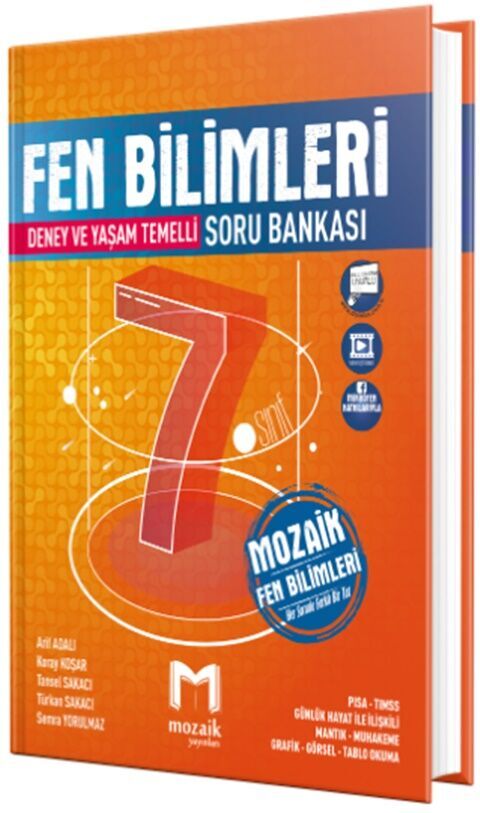 Mozaik Yayınları 7. Sınıf Fen Bilimleri Soru Bankası