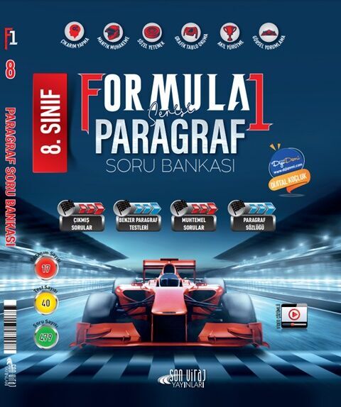 Son Viraj Yayınları 8. Sınıf LGS Paragraf Formula 1 Serisi Soru Bankası