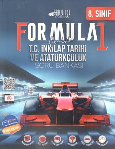 Son Viraj Yayınları 8. Sınıf T. C. İnkılap Tarihi ve Atatürkçülük Formula 1 Soru Bankası