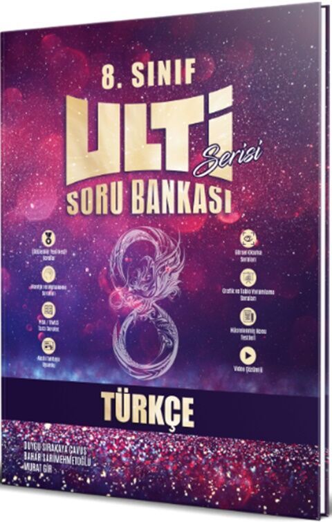 Ulti Yayınları 8. Sınıf LGS Türkçe  Soru Bankası