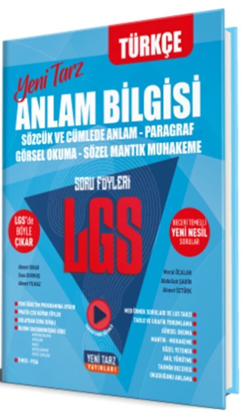 Yeni Tarz 8. Sınıf LGS Anlam Bilgisi Soru Föyleri