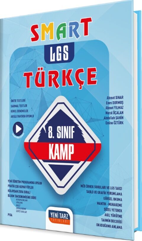 Yeni Tarz Yayınları 8. Sınıf LGS Türkçe Smart Kamp